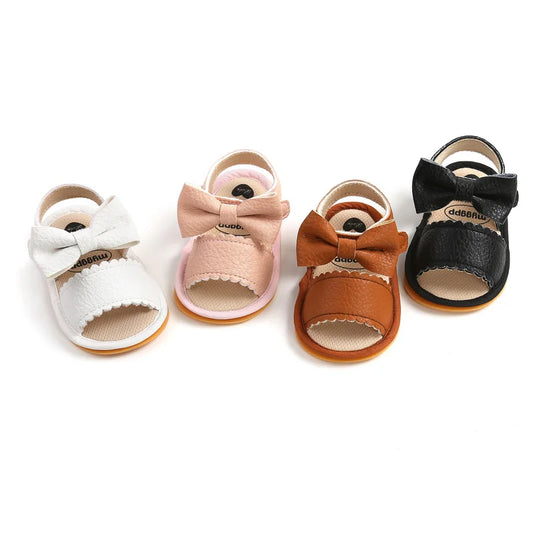 Baby Anti-Slip Bowknot First Walker Shoes