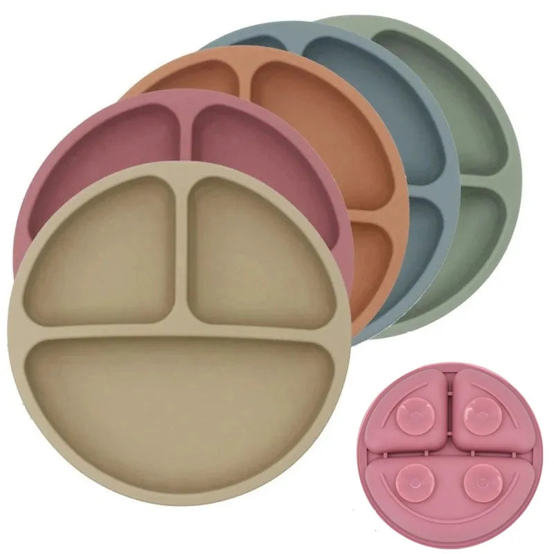 Baby Silicone Plate Set