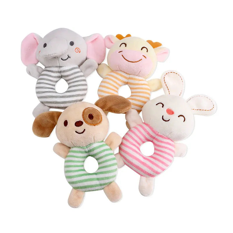 Cartoon Animal Infant Rattle Toy