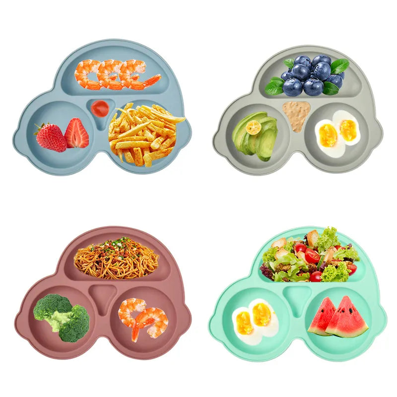 Baby Silicone Plate Set