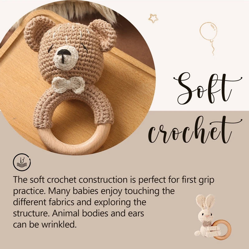 Crochet Animal Rattle